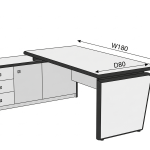 Executive Office Desk AI MO-026