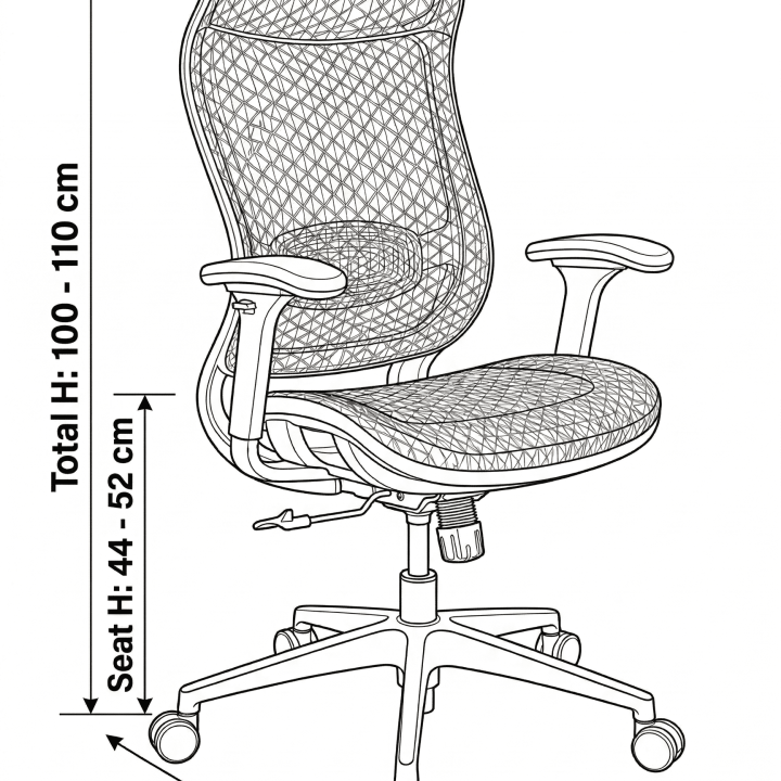 Medical Mesh Chair - High Back