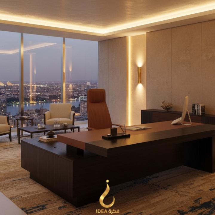 The "Aeon" Geometric Executive Desk