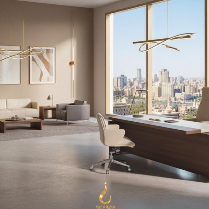 The "Panorama" L-Shaped Executive Desk