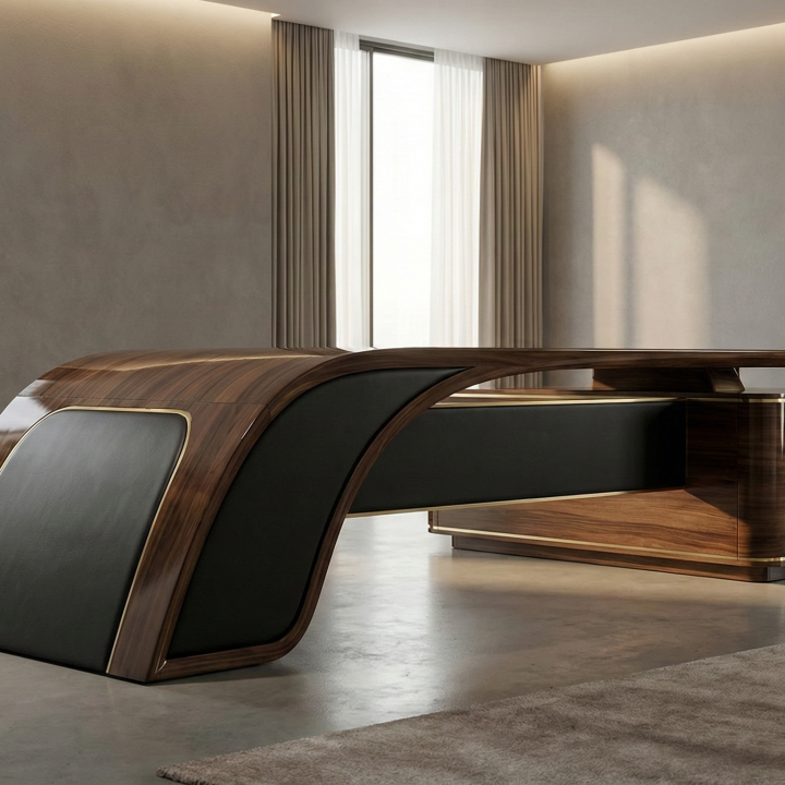 The "Eclipse" Luxury Executive Desk