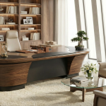 The "Solstice" Curved Command Desk