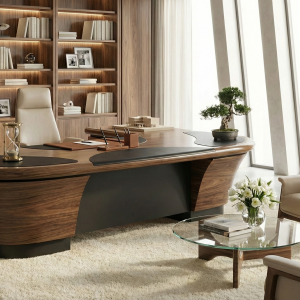 The "Solstice" Curved Command Desk