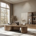 The "Arctic" Minimalist CEO Desk