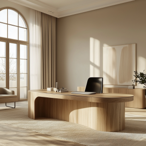 The "Nordic Zenith" Executive Desk